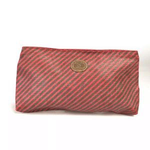 Gucci Rigate line cloth pouch W24 × H14 × 3